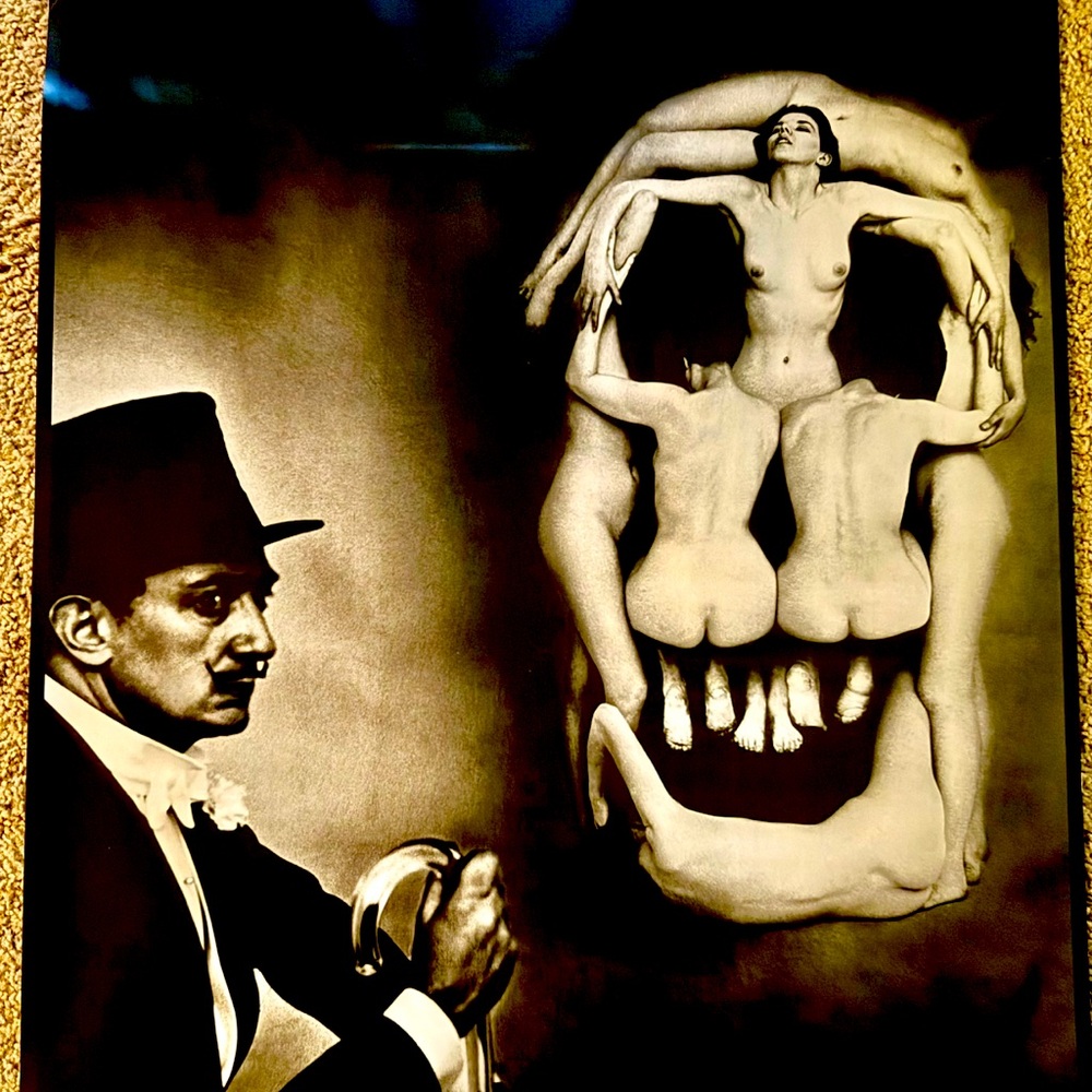 Salvador Dali Nude Skull